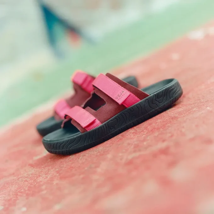 Arpoador Suede Amarante Rose Fluo Black