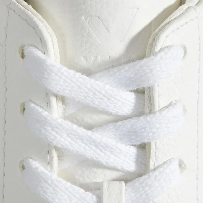 Cordones de algodón orgánico blanco Cordones de algodón orgánico blanco