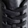 Cordones de algodón orgánico negro Cordones de algodón orgánico negro