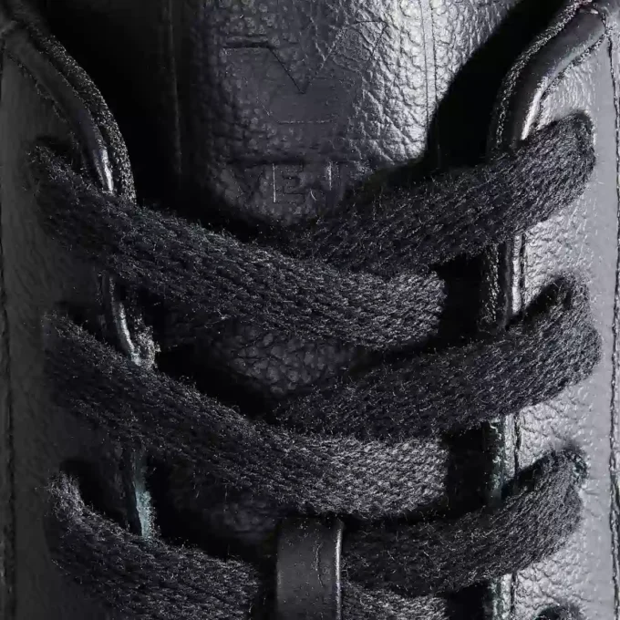 Cordones de algodón orgánico negro Cordones de algodón orgánico negro
