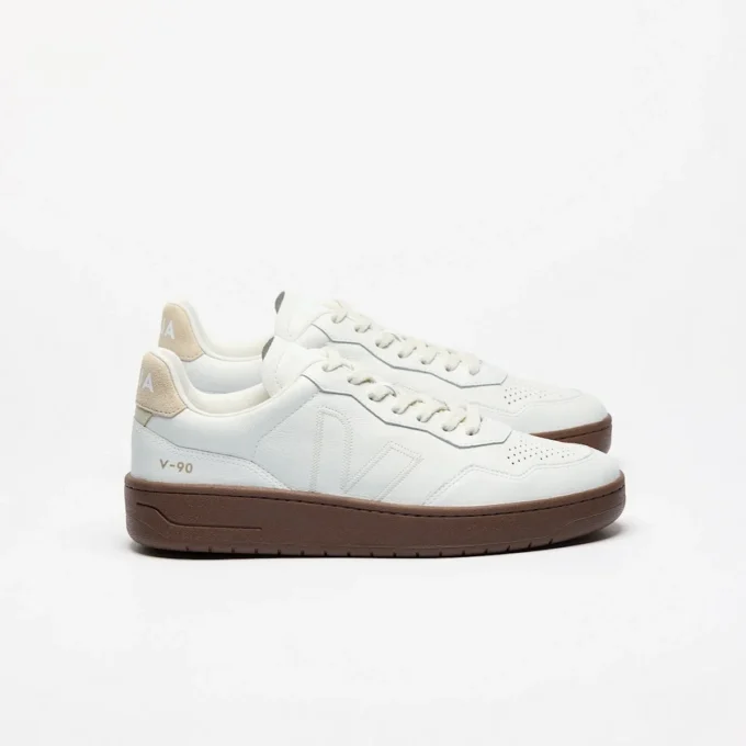 Cuero V-90 Blanco Pierre Almendra Cuero V-90 Blanco Pierre Almendra