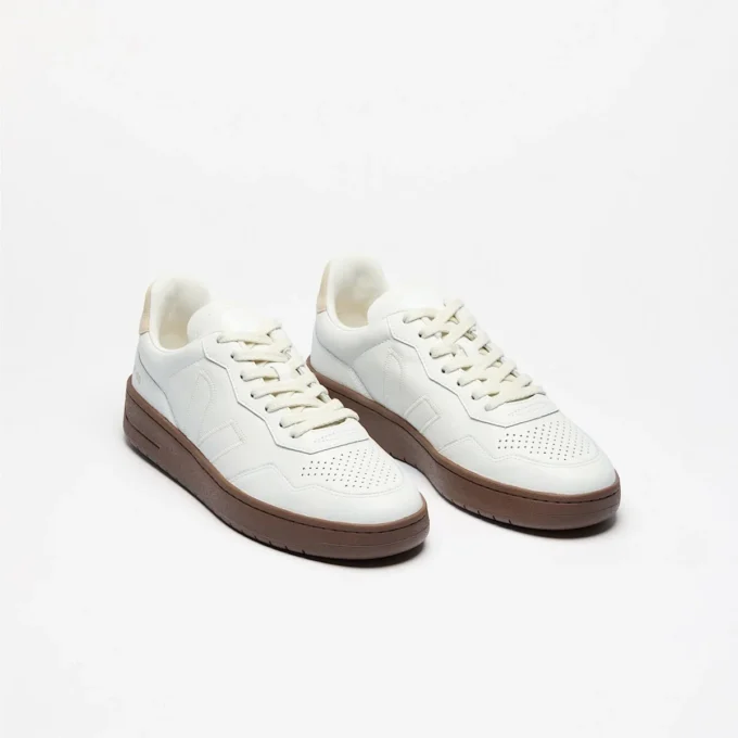 Cuero V-90 Blanco Pierre Almendra Cuero V-90 Blanco Pierre Almendra