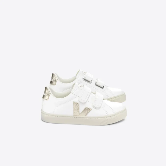 Esplar Cuero Blanco Platino