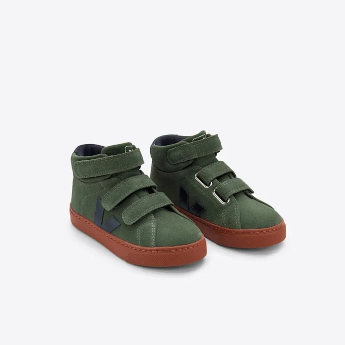 Esplar Mid Suede Mud Nautico Suela color óxido