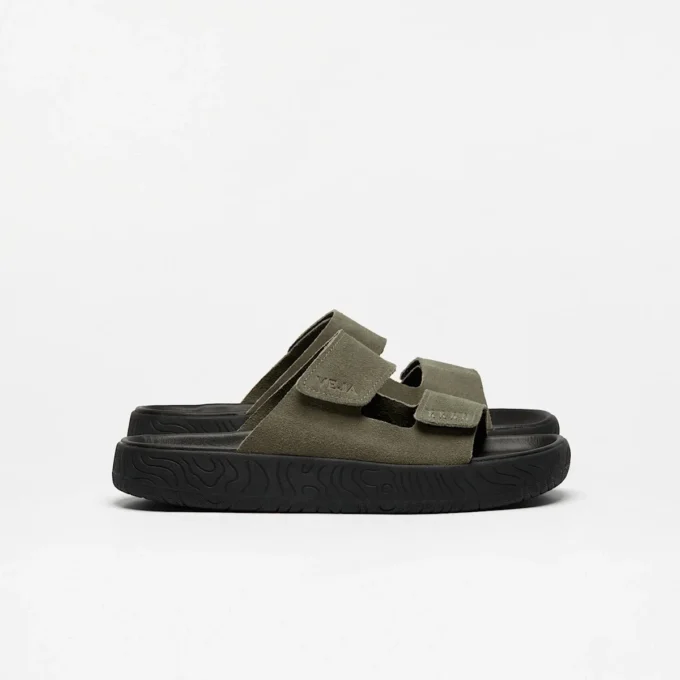 Etna Suede Kaki Black