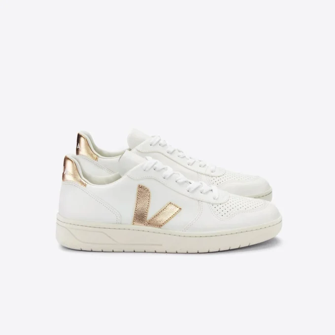 V-10 Cuero Blanco Platino V-10 Cuero Blanco Platino