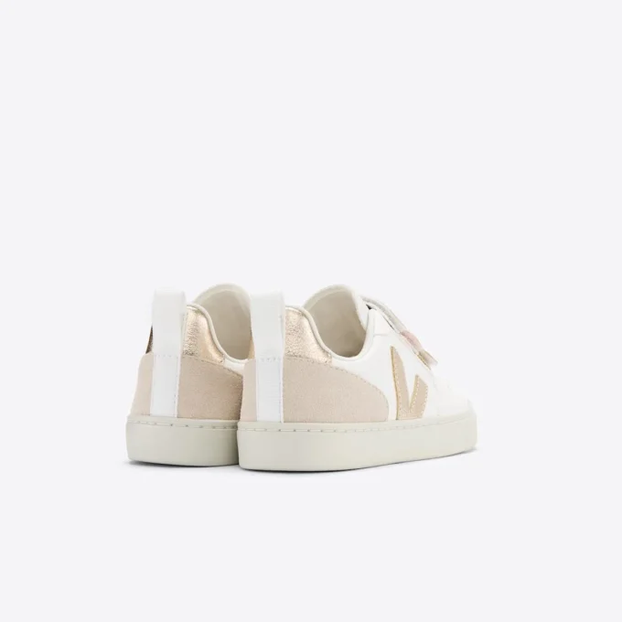 V-10 Leather Multico White Shiny