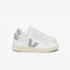 V-12 Cuero Blanco Gris claro