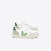 V-12 Leather White Multico Clay
