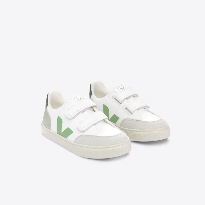 V-12 Leather White Multico Clay