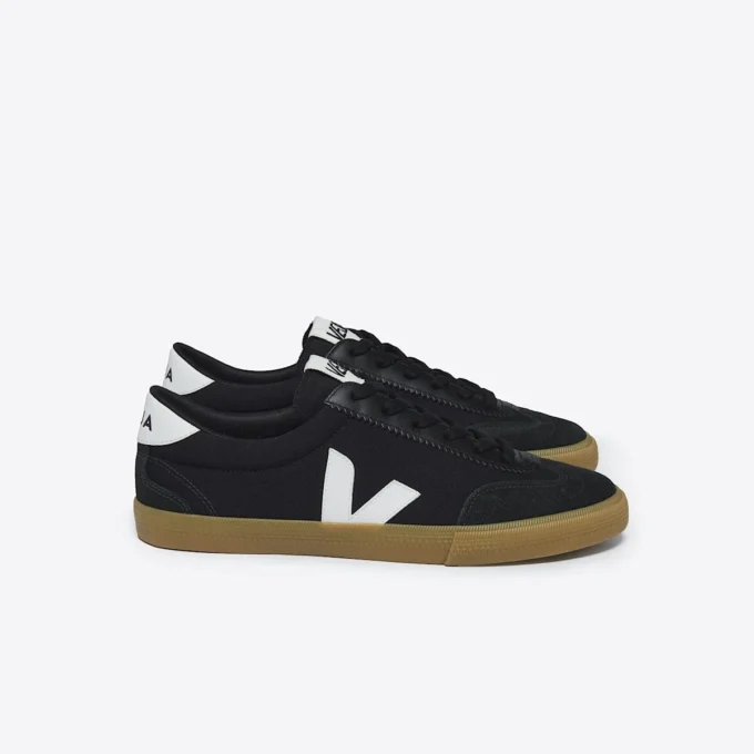 Volley Canvas Negro Blanco Natural Volley Canvas Negro Blanco Natural