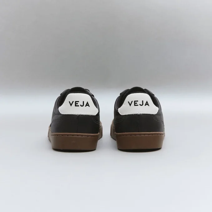 Volley Cordones elásticos Cuero Negro Blanco Corteza Volley Cordones elásticos Cuero Negro Blanco Corteza