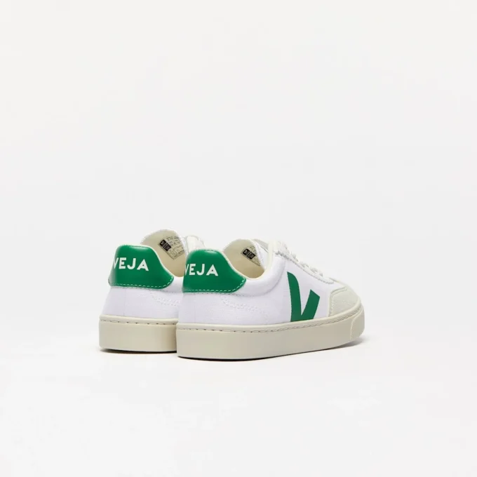 Volley Cordones elásticos Lona Blanco Esmeralda