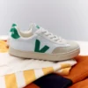 Volley Cordones elásticos Lona Blanco Esmeralda