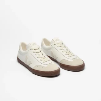 Volley Leather Blanco Natural Bark