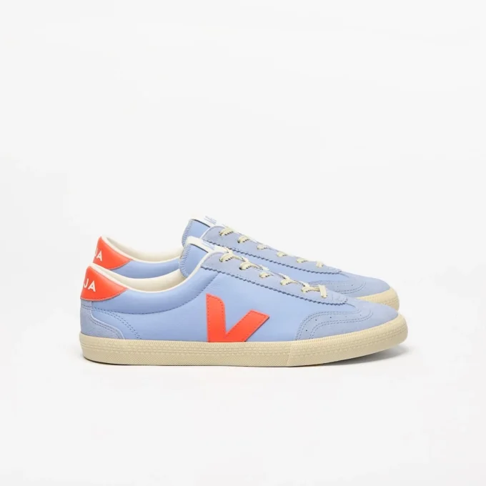 Volley Leather Olympe Orange Fluo Calcaire Volley Leather Olympe Orange Fluo Calcaire