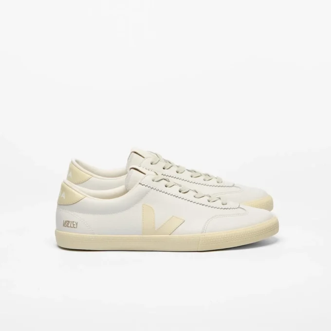 Volley Signature Leather Blanco Calcaire Volley Signature Leather Blanco Calcaire